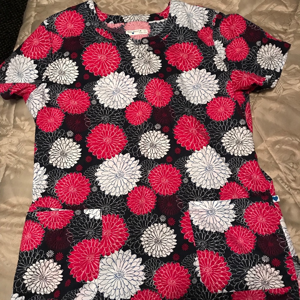 Nurse mates scrub top